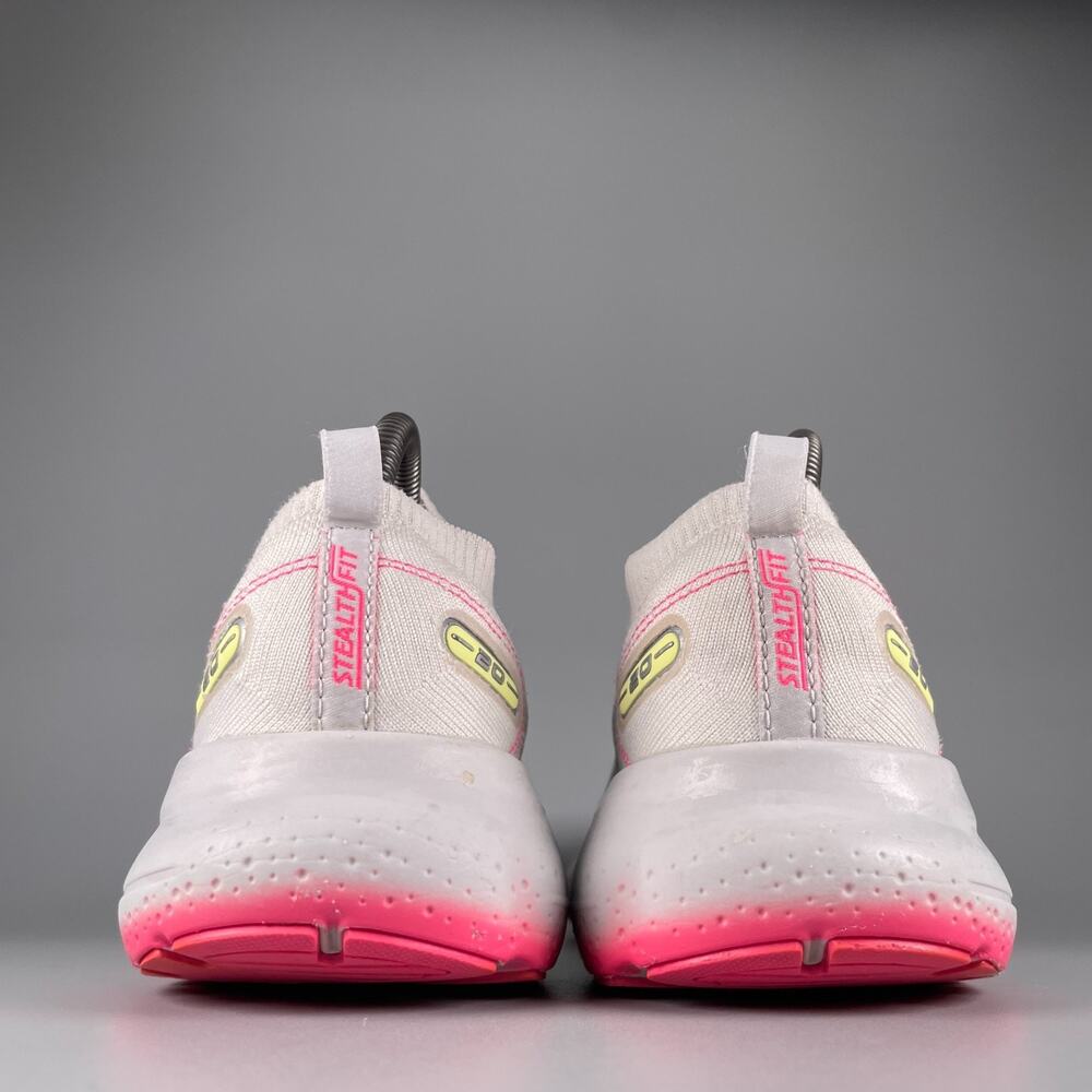 Brooks Glycerin Stealthfit 20 Women's 9 White Pink Running Athletic Sneakers GUC - Picture 3 of 9